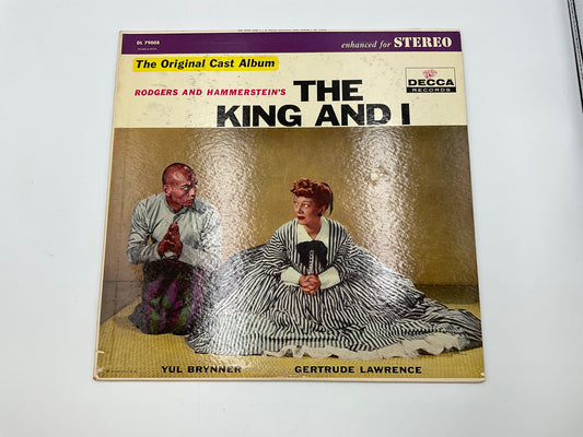 Vintage Decca DL 79008 The King and I orginal cast LP Yul Brynner
