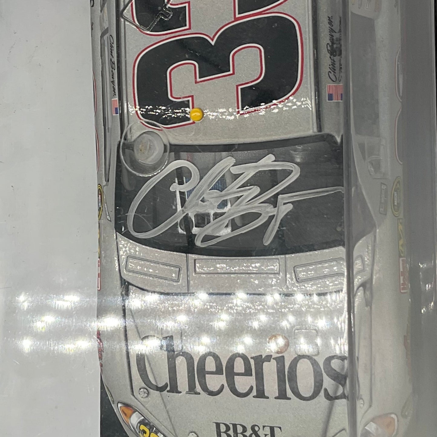 Clint Bowyer Autographed 1:24 Scale Die-Cast Model Car NASCAR #33