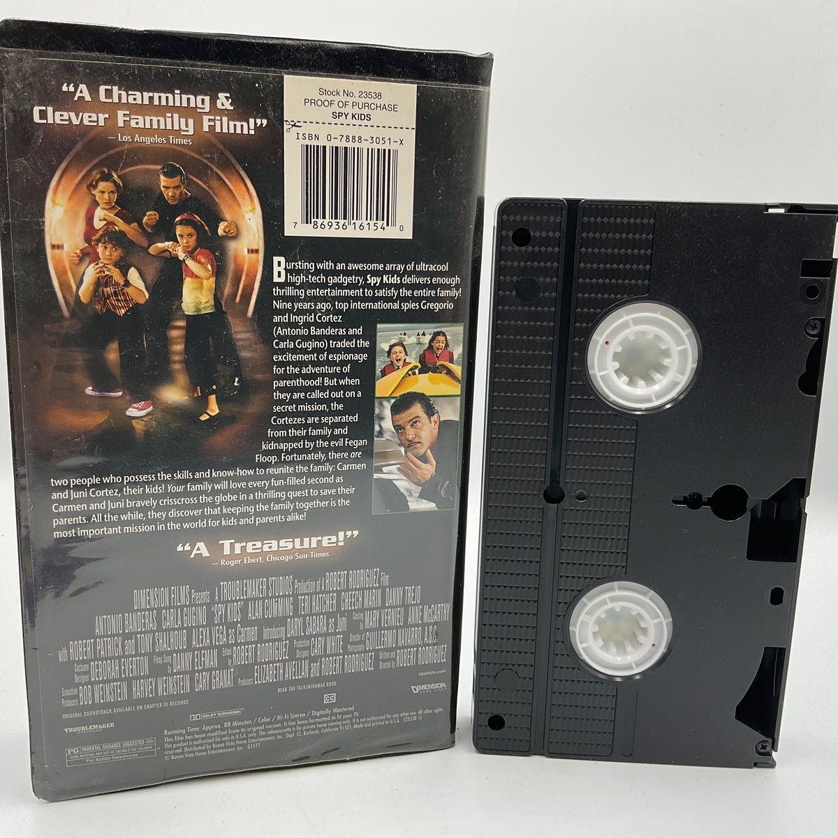 Spy Kids Movie Vintage VHS Video Tape in Original Box Untested