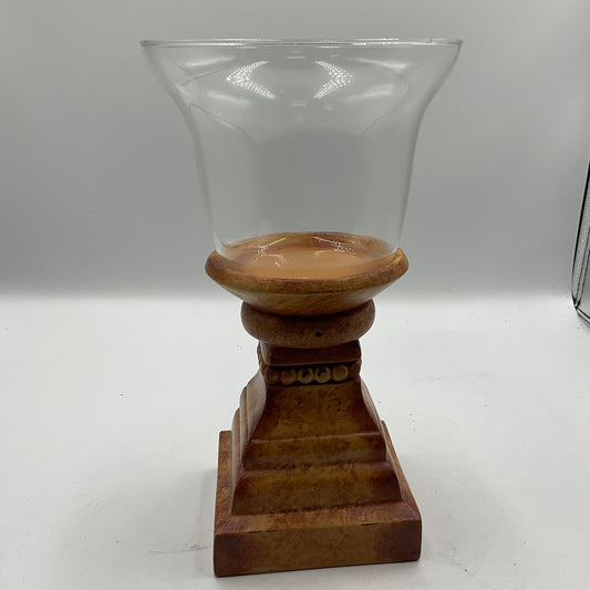 Southern Living at Home Kensington Hurricanes Small Glass Candle Holder