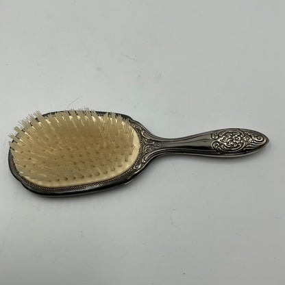 Vintage 3 Piece Vanity Set With Brush ,Comb , And Mirror