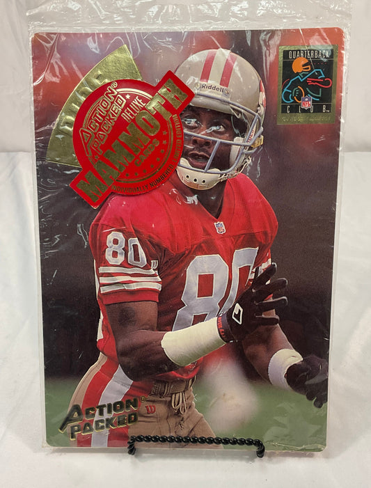 Jerry Rice Limited Edition #2208/25000 1994 Action Packed Mammoth Card #MM20 NFL San Francisco 49ers Factory Sealed