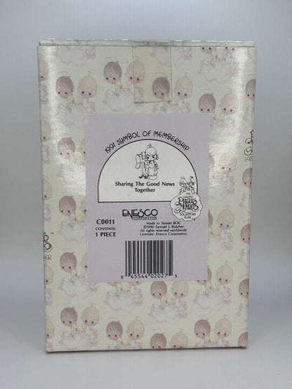 Precious Moments Vintage 1990 1991 Symbol of Membership Sharing The Good News Together Orig Box