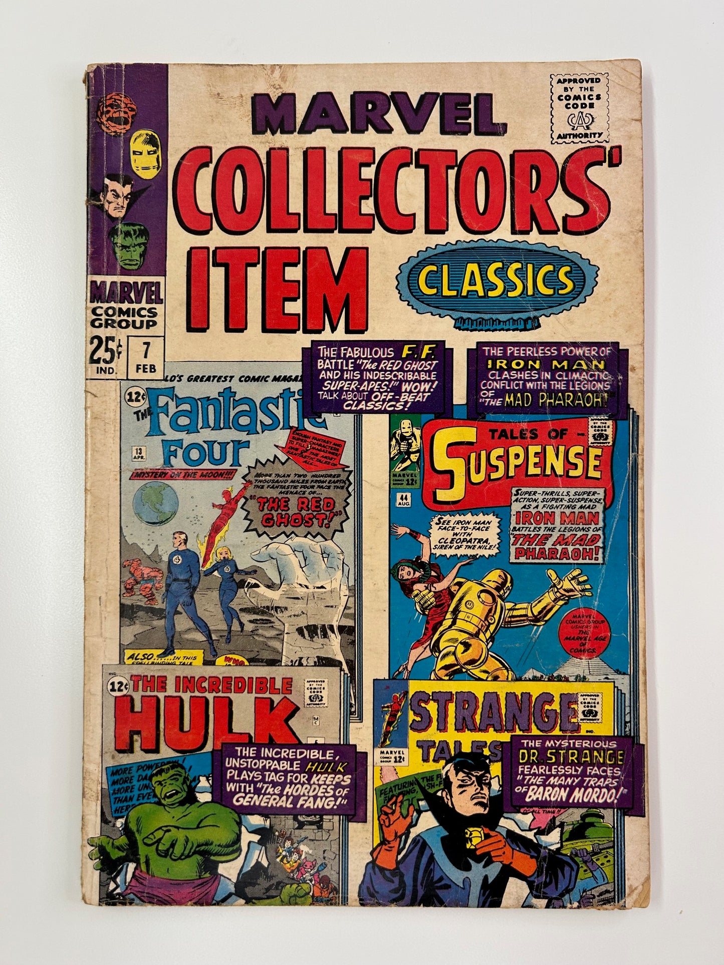 Marvel Collectors Item Classics #7 Vintage 1967 Classic Comic Book