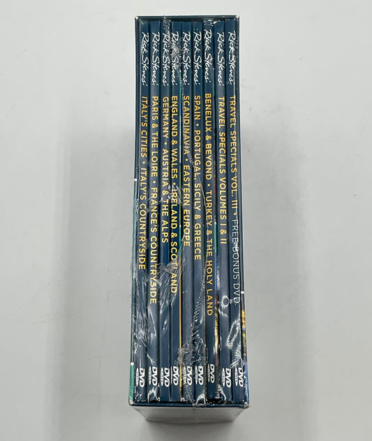 Rick Steves Europe The 20 Year Anthology 17 DVD Set Factory Sealed