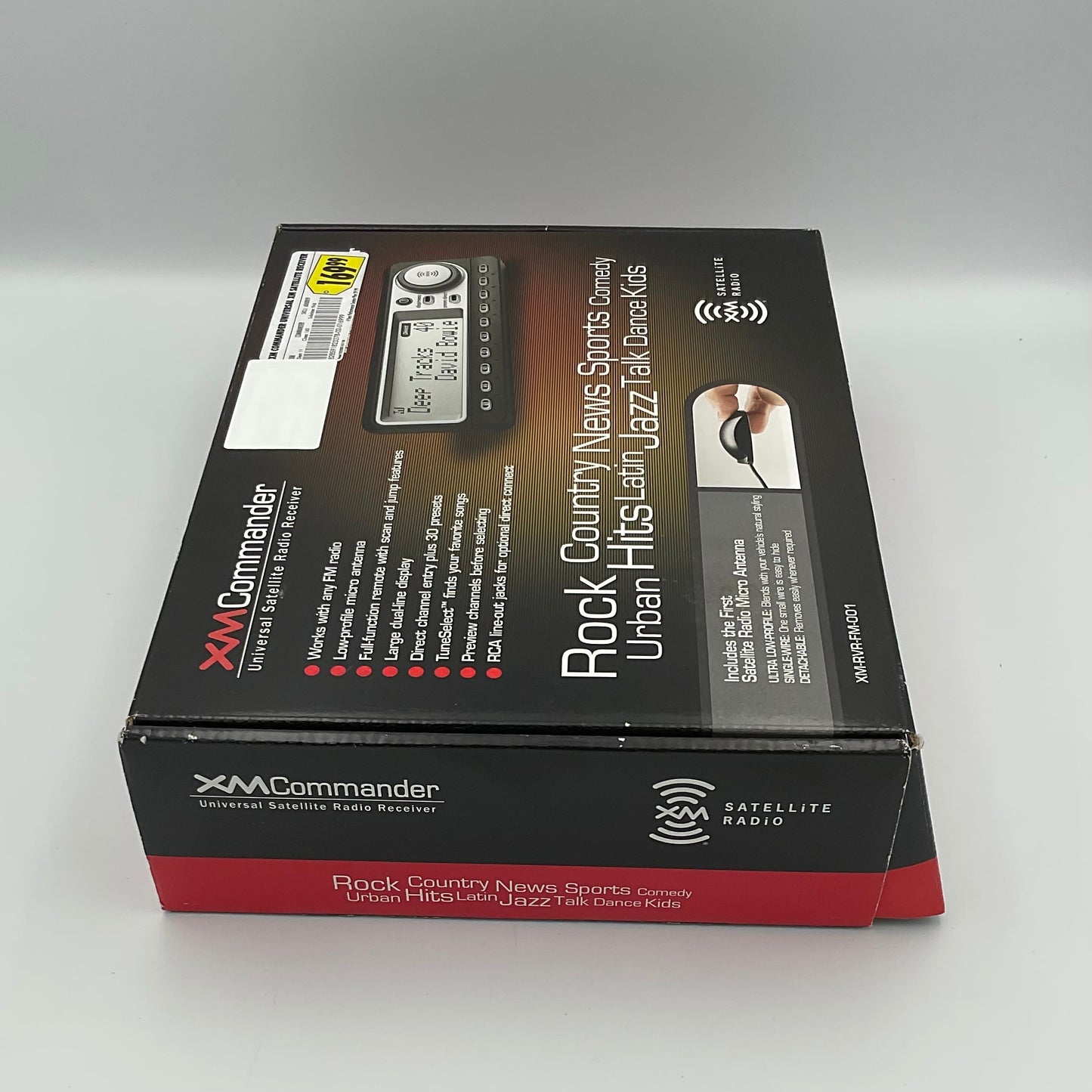 XM Commander Satellite Radio Tuner System Untested in Original Box