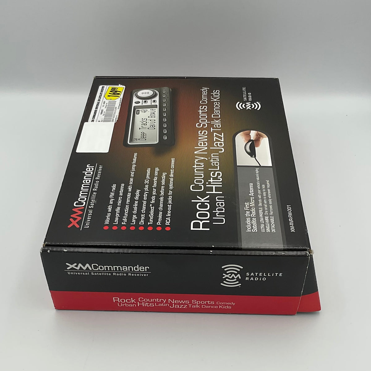 XM Commander Satellite Radio Tuner System Untested in Original Box