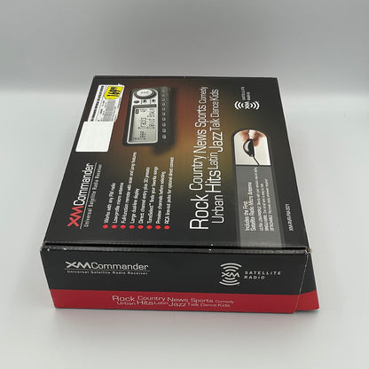 XM Commander Satellite Radio Tuner System Untested in Original Box