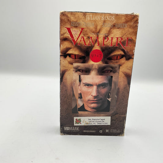 Tales Of A Vampire Vintage VHS Video Tape