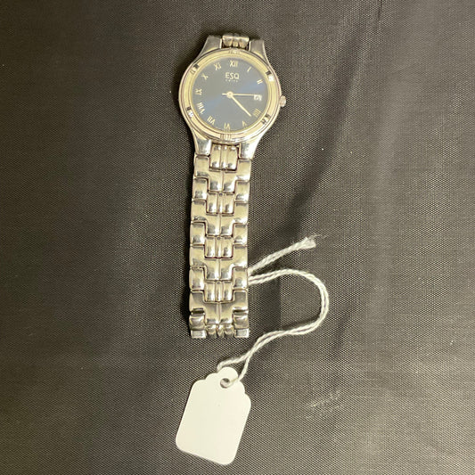 ESQ Swiss Blue Stainless Steel Quartz Watch