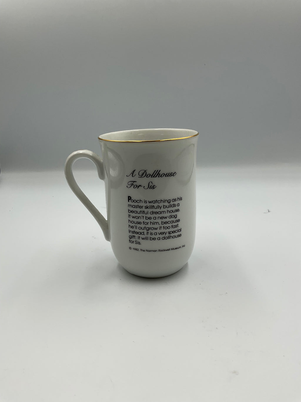 Norman Rockwell Museum Vintage 1982 8 Ceramic Mugs