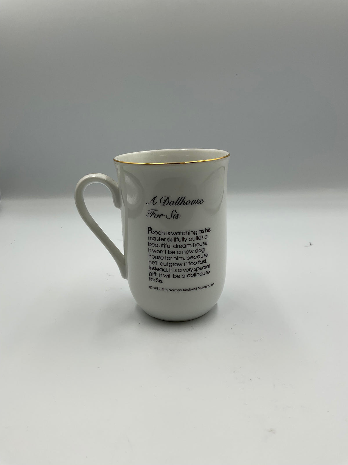 Norman Rockwell Museum Vintage 1982 8 Ceramic Mugs