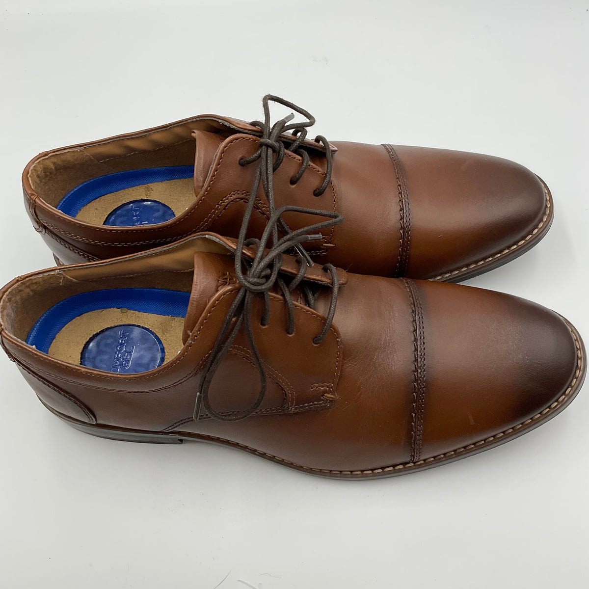 Nunn Bush Brown Leather Oxford Dress Shoes Men’s Size 9.5 M
