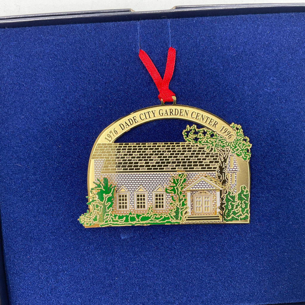 Commemorative Holiday Ornaments Set Of  3 Dade City Garden Center , Two Dade City Garden Club