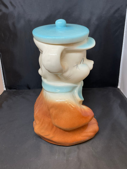 Vintage American Bisque Bear Cookie Jar