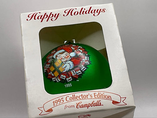 Campbell's Christmas Ornament Vintage 1995 Collector's Edition New in Original Box