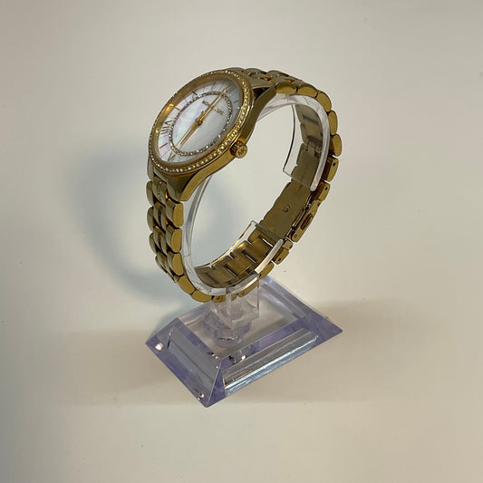 Michael Kors Mini Lauryn Pave Gold Tone Watch Model MK3899