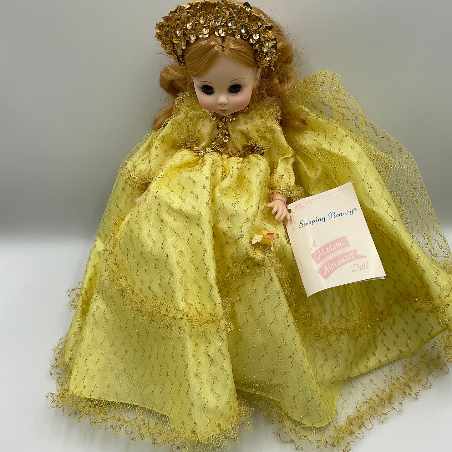 Vintage Madame Alexander Sleeping Beauty Doll with an orginal box and booklet