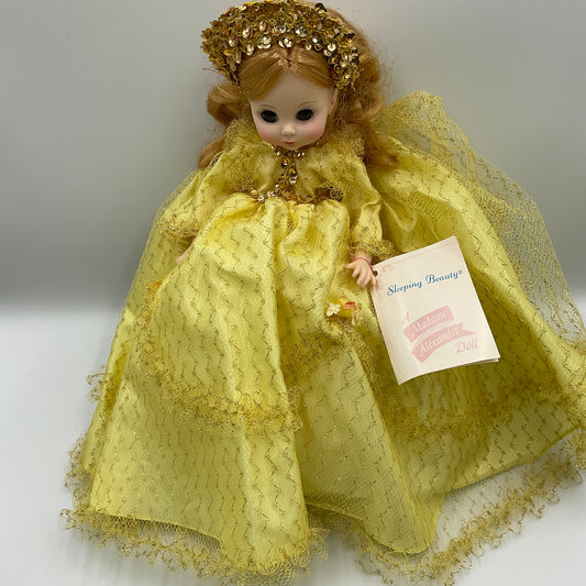Vintage Madame Alexander Sleeping Beauty Doll with an orginal box and booklet