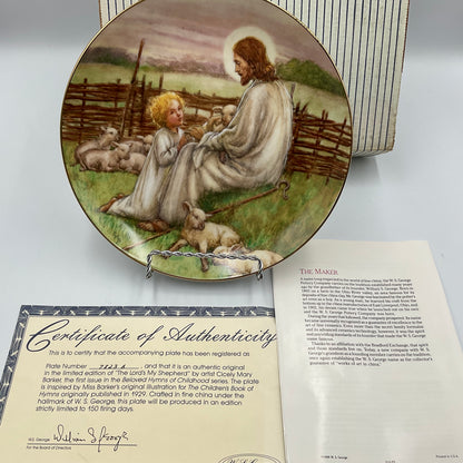 Ready JB W.L.George Fine China The Lord’s my Shepherd By Cicely Mary Barker
