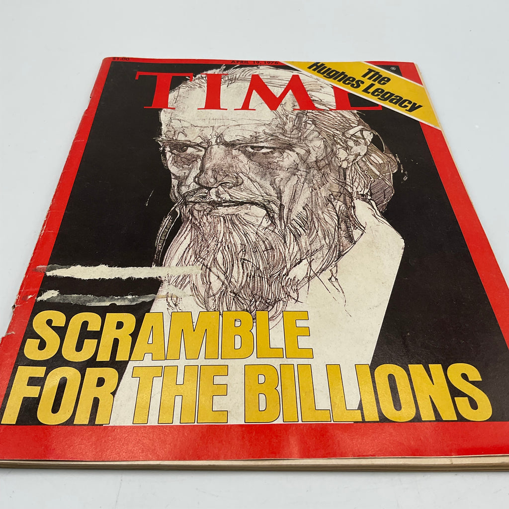 Time Magazine Vintage 1976 The Hughes Legacy Scramble for Billions