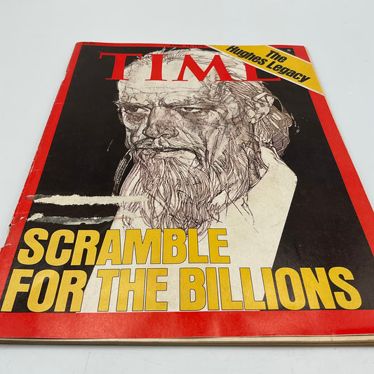 Time Magazine Vintage 1976 The Hughes Legacy Scramble for Billions