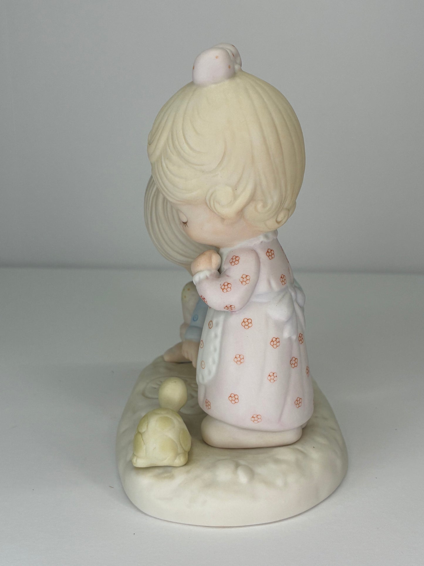 Precious Moments Vintage 1979 Thou Art Mine Hand Painted Porcelain Collectible Figurine Original Box