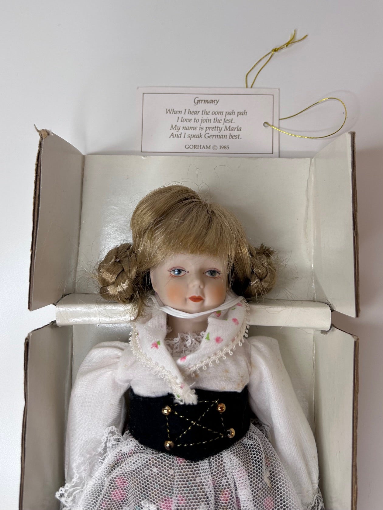 Gorham Around the World Germany Doll Marla Vintage 1985
