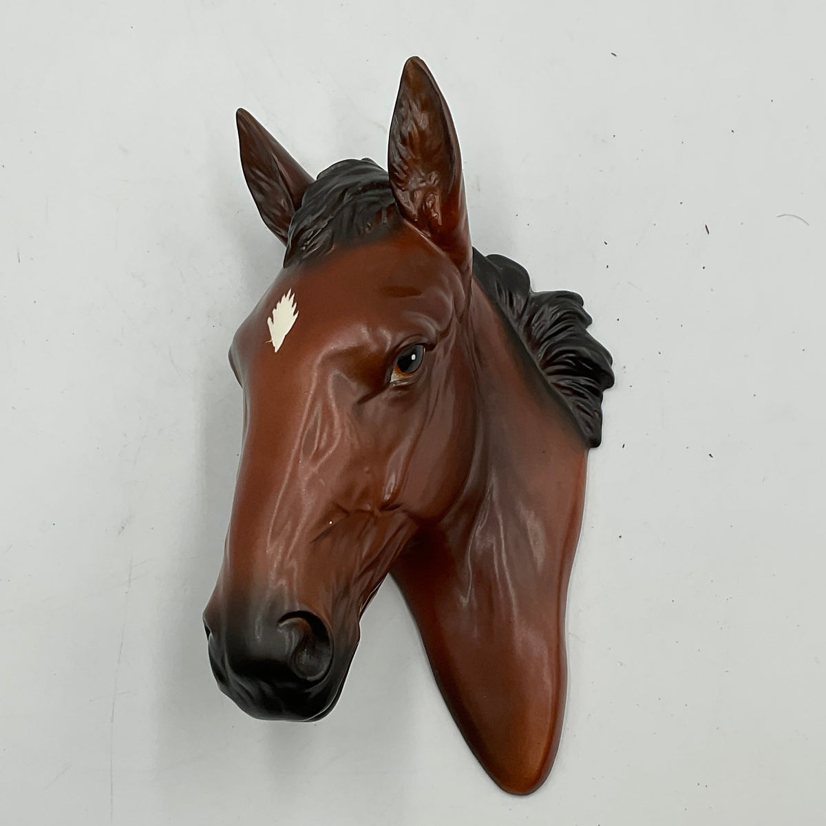 Vintage MCM Norcrest Ceramic Horse Head Wall Plaque Art Home Decor