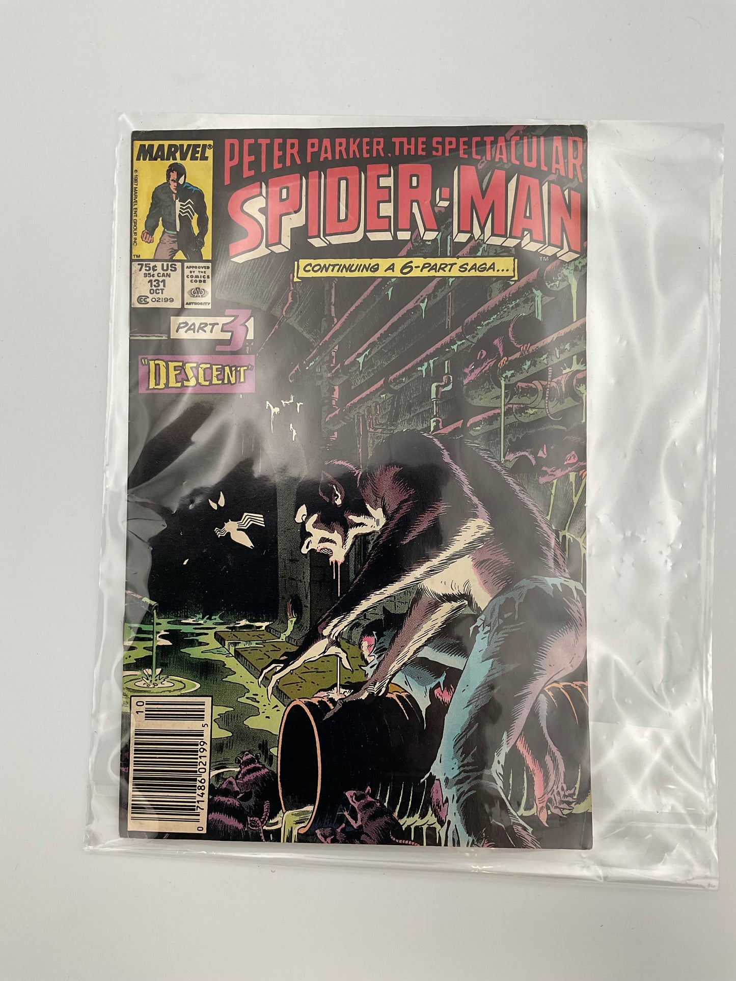 Marvel Spider-Man #131 Vintage Oct 1987 Comic Book