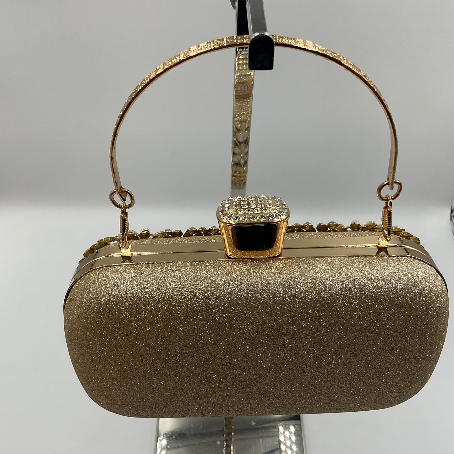 NCQ Rhinestone Evening Clutch with Crystal Accents