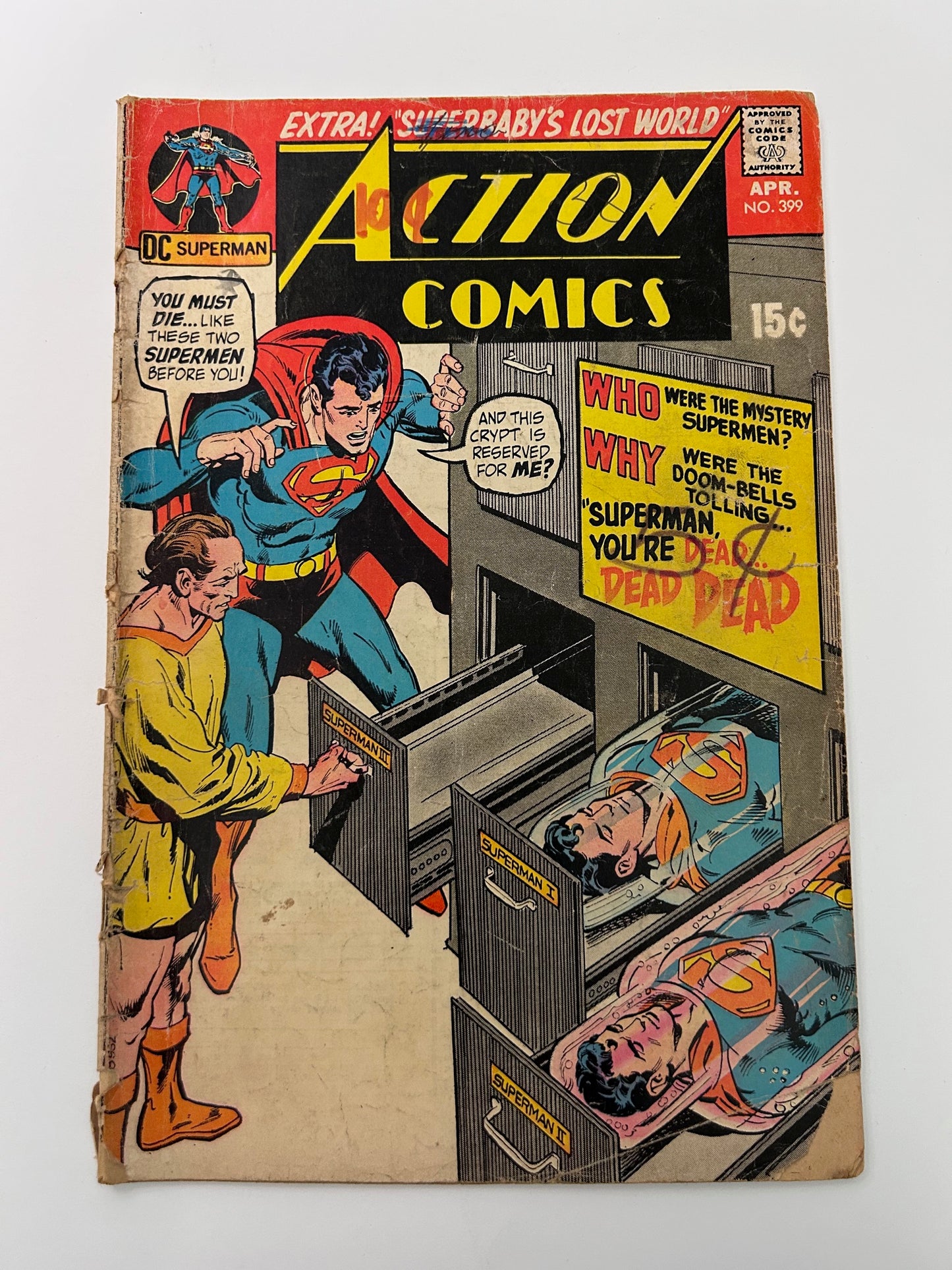 DC Comics Superman Action Comics #399 Vintage 1971 Superbaby's Lost World