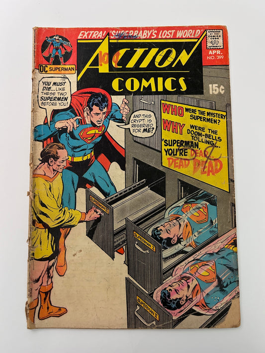 DC Comics Superman Action Comics #399 Vintage 1971 Superbaby's Lost World
