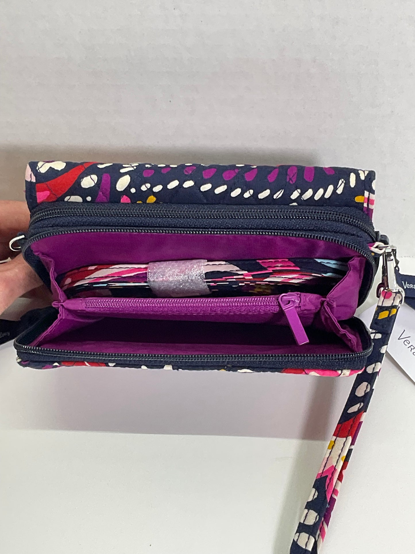 Vera Bradley RFID 3-in-1 Crossbody Painted Paisley NWT