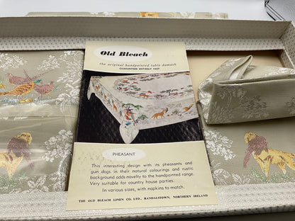 IS THIS A DUPLICATE?? Old Beach- Orginal hand painted table damask