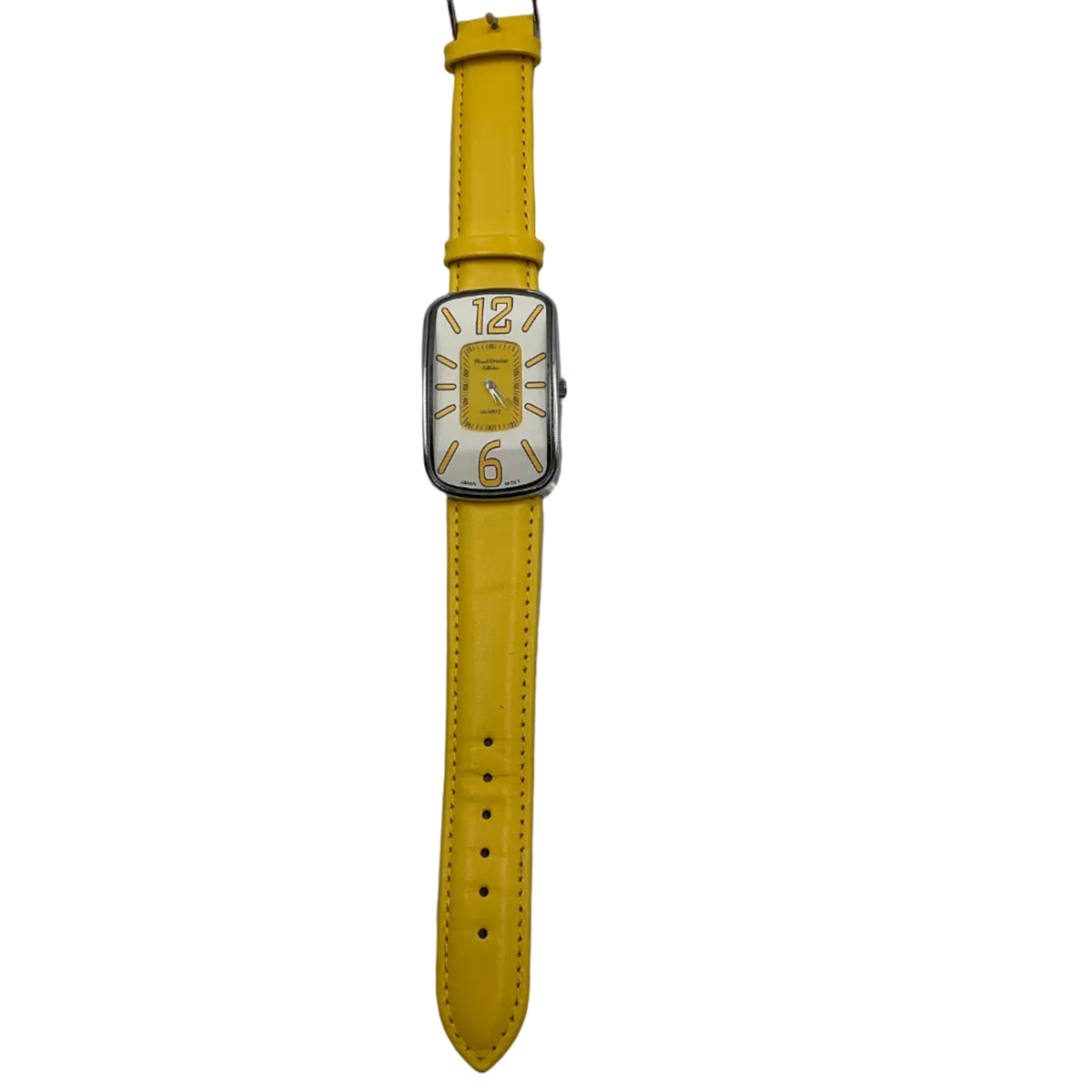 Marcel Drucker Collection Yellow Wristwatch New Battery Working Condition