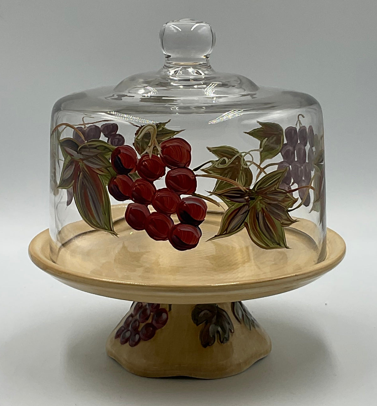 Noble Excellence Meritage Cheese Dish with Glass Dome