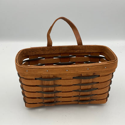 Longaberger Small Wooden Rectangle Basket