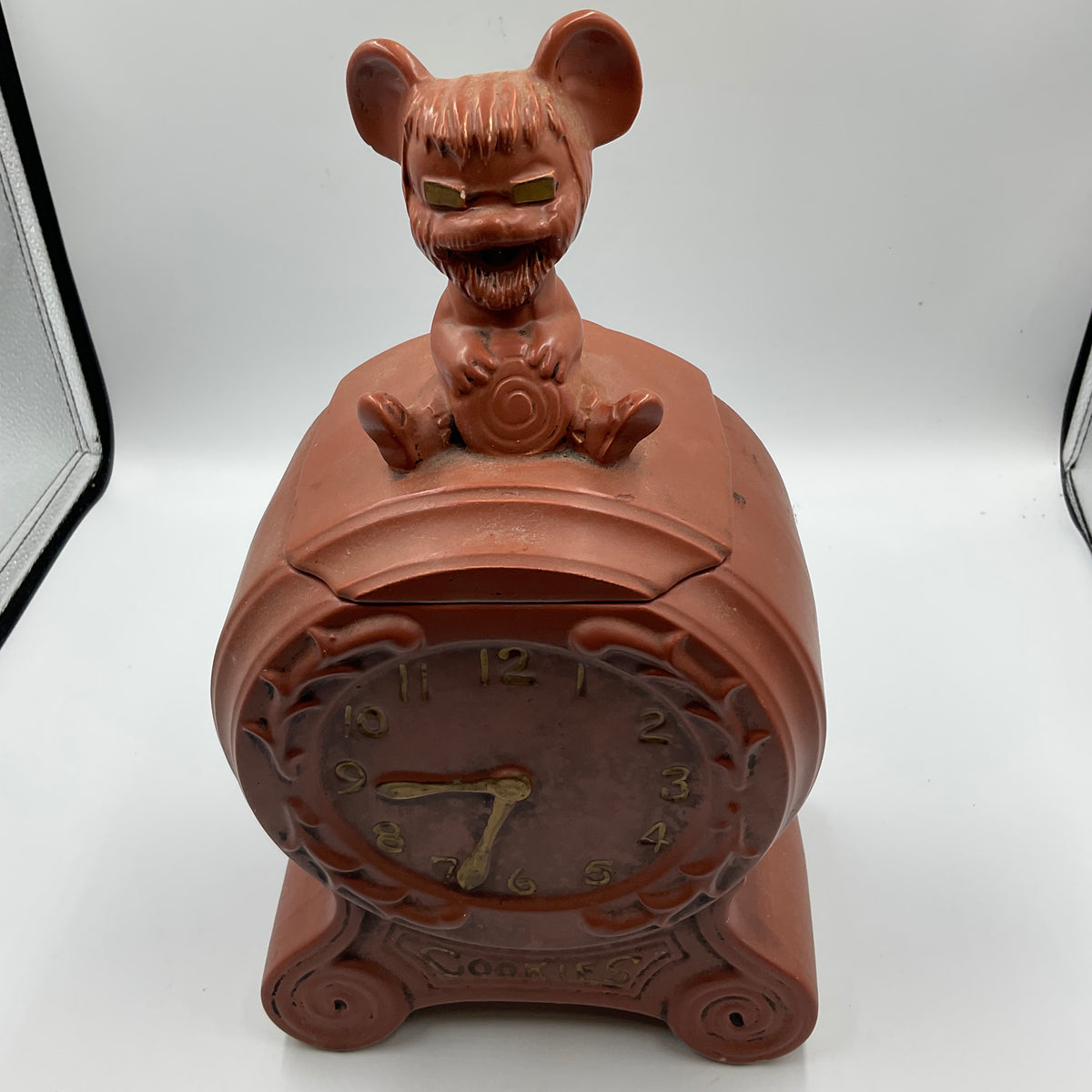 Vintage 1960’s McCoy Pottery “Time For Cookies” Cookie Jar