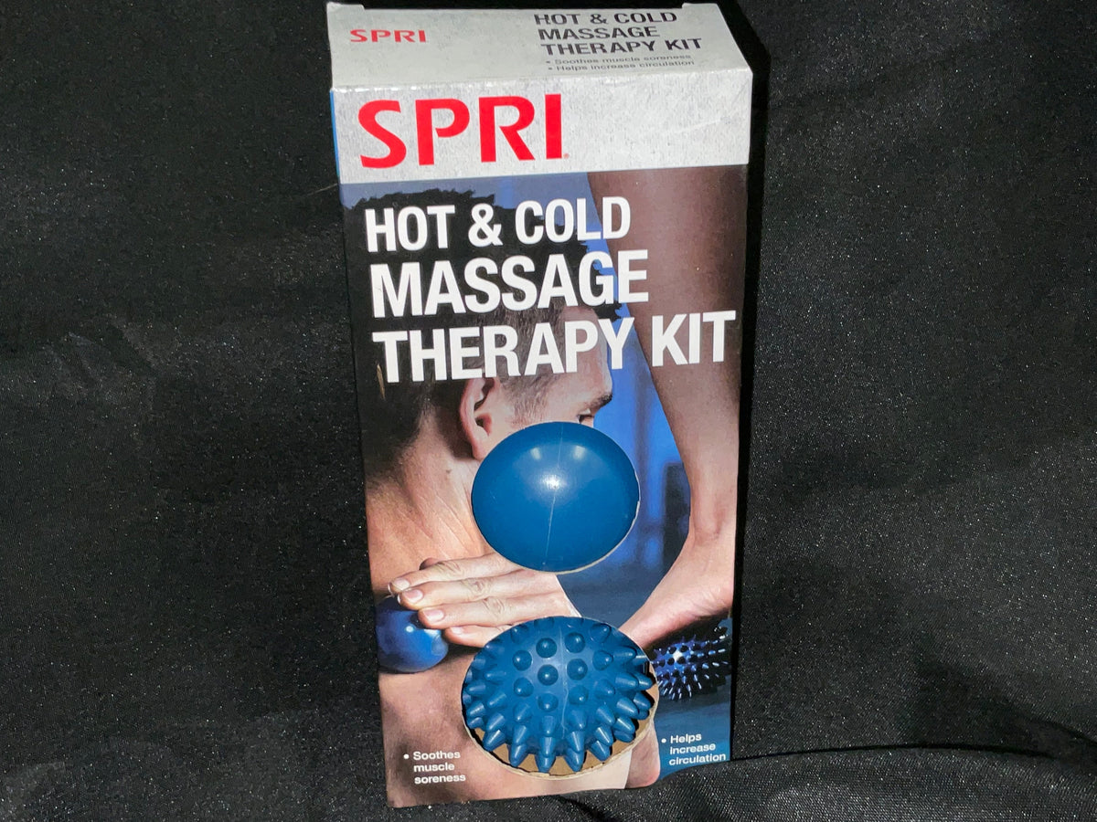 SPRI Hot & Cold Massage Therapy Kit Textured and Smooth Massage Therapy Balls New in Box