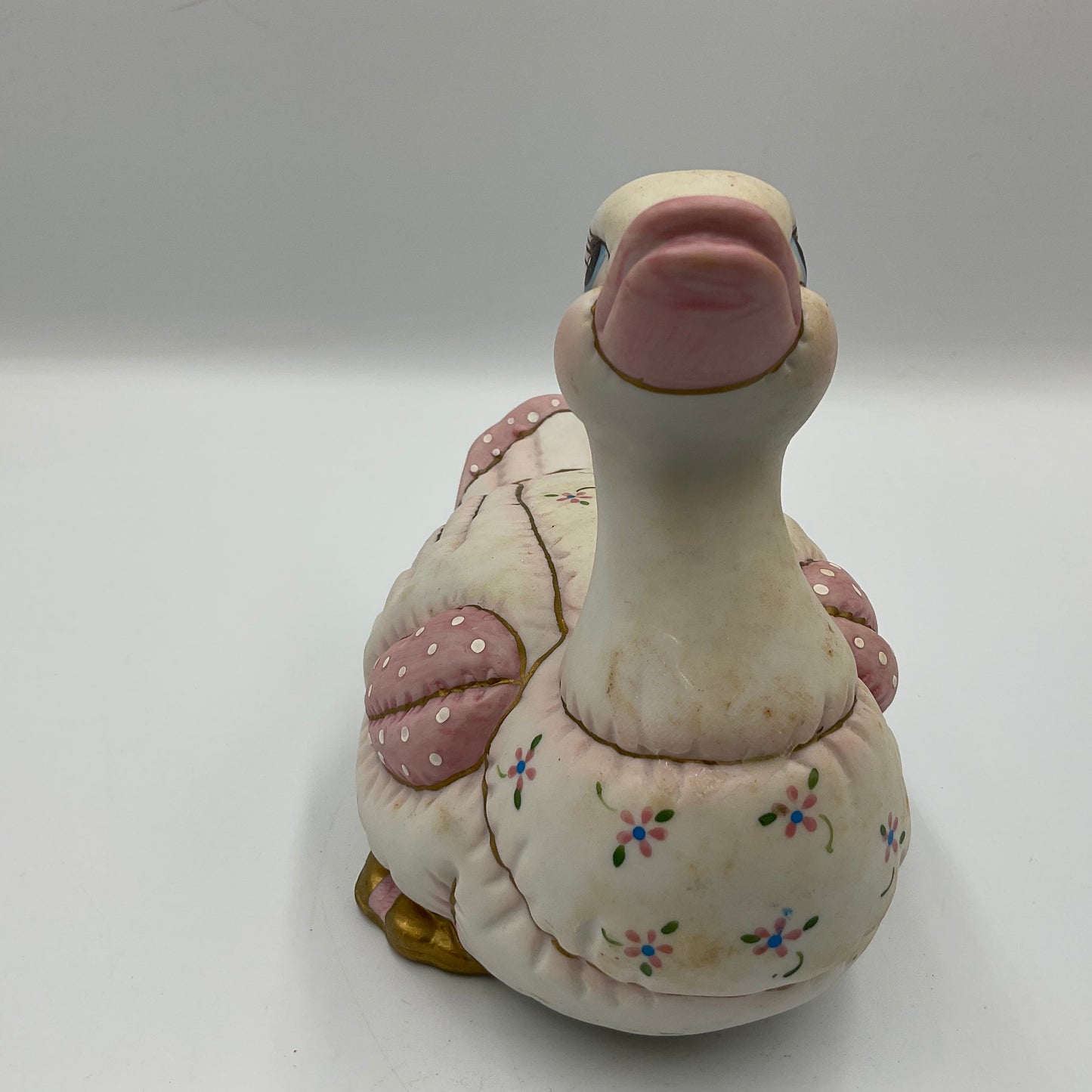 Vintage 1987 Porcelain Duck By Geo Z. Lefton