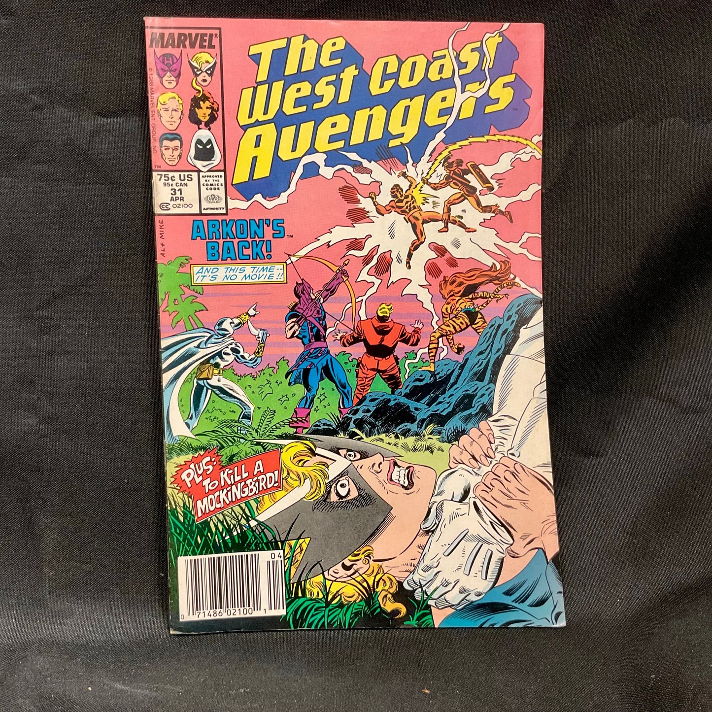 The West Coast Avengers Arkon's Back Comic ISSUE 31 April 1988
