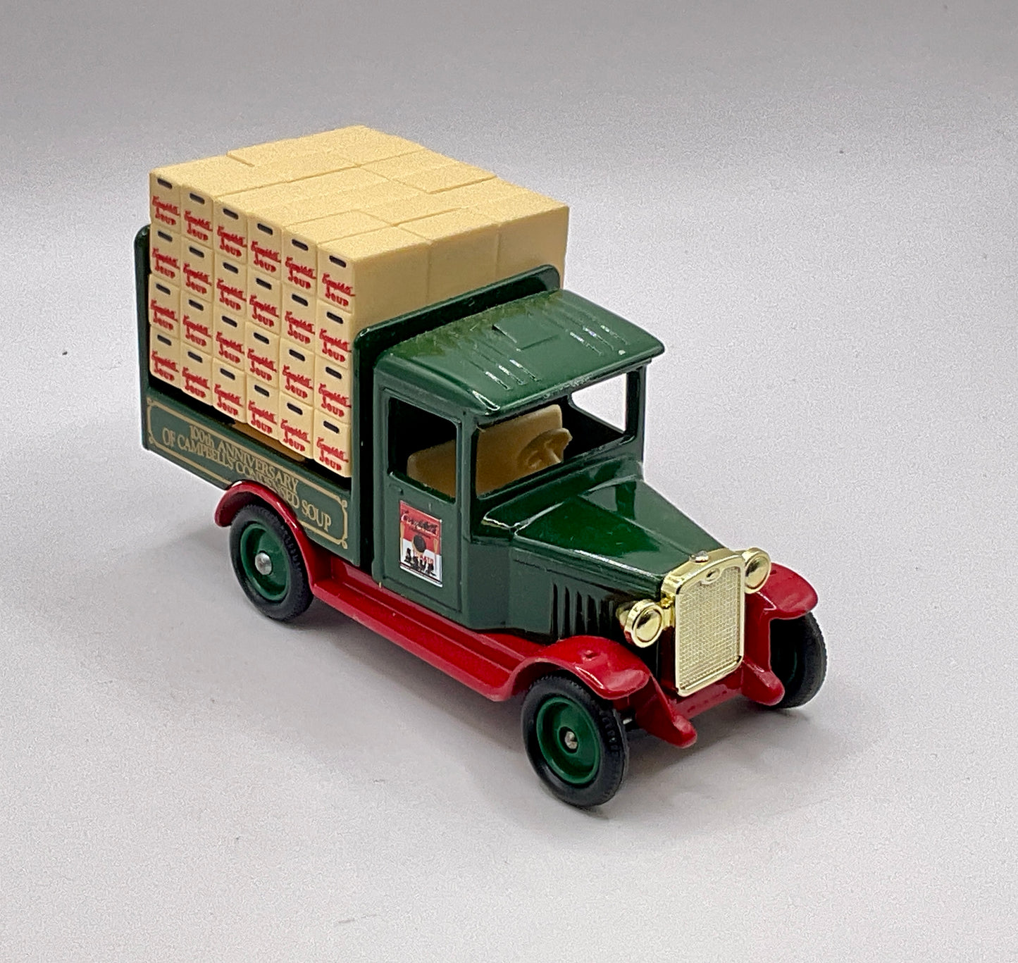 Campbell's Soup Vintage 1997 100th Anniversary Die-Cast Model Souvenir Truck Collectible in Original Box