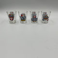 Philadelphia Phillies 2008 World Series Champions MLB Shot Glasses Set of 4