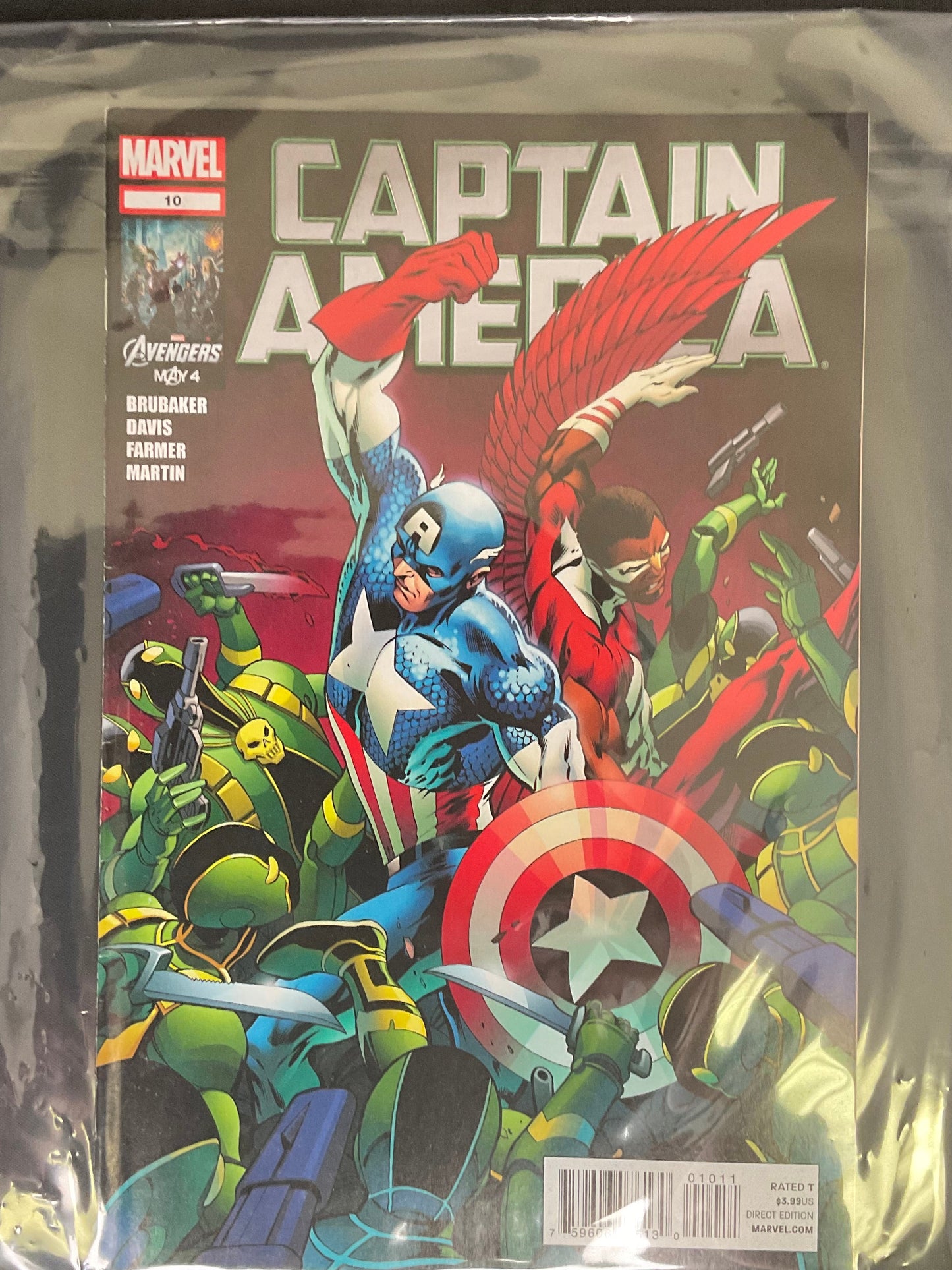 Marvel Captain America Vol. 6 #10 2011 Comic Book