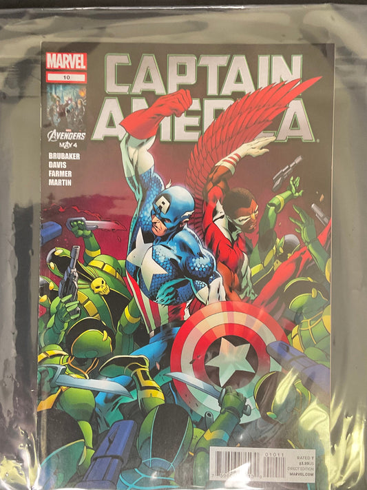 Marvel Captain America Vol. 6 #10 2011 Comic Book