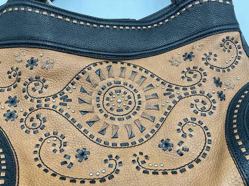 Brighton Montana Montreal Shoulder Bag Pebbled Leather Hobo Bag