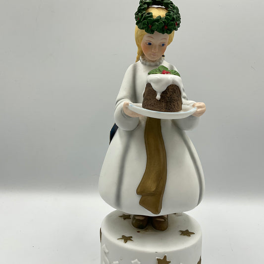 St. Lucia Porcelain Figurine Music Box