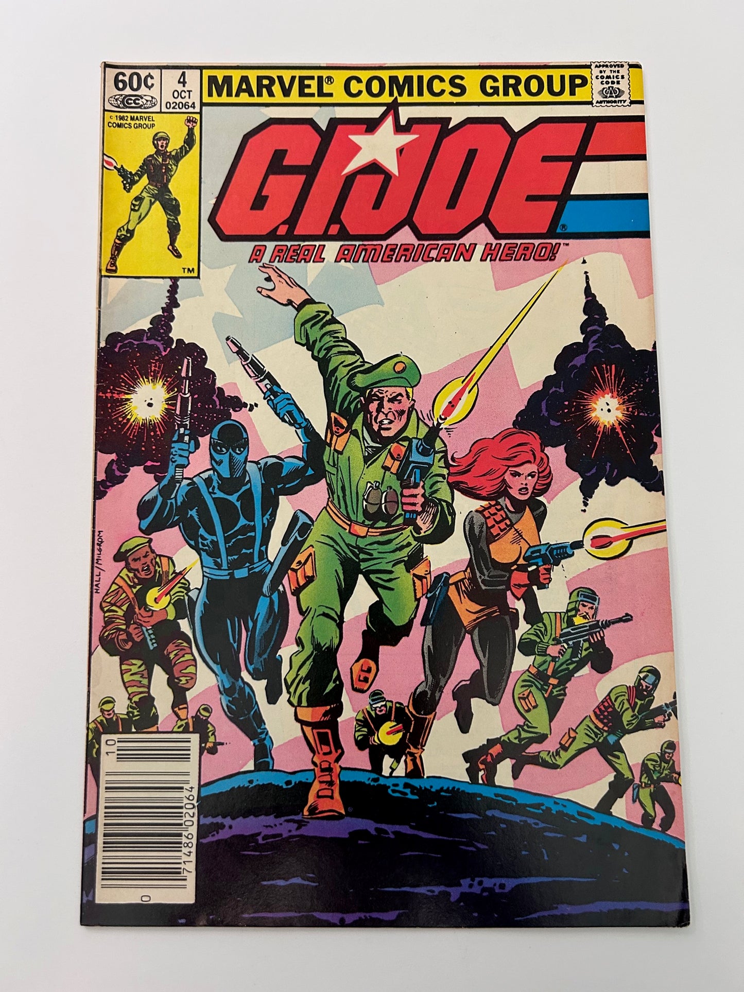 G.I. Joe A Real American Hero Volume #4 Vintage October 1982 Marvel Comic Book
