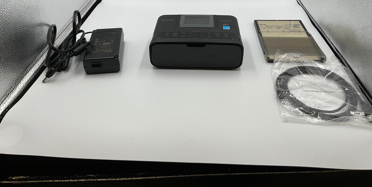 Canon SELPHY CP1200 Wireless Compact Photo Printer Black Bundle With Box